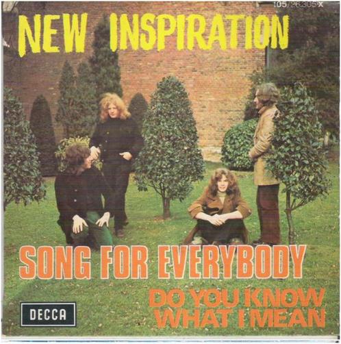 NEW INSPIRATION: "Song for everybody", Cd's en Dvd's, Vinyl Singles, Zo goed als nieuw, Single, Pop, 7 inch, Ophalen of Verzenden