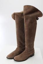 Lichtbruine daimleder overknee laarzen Mally 39, Kleding | Dames, Schoenen, Hoge laarzen, Bruin, MALLY, Ophalen of Verzenden