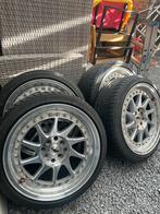 Velgen met band 4x114.3 racing japan, Auto-onderdelen, Banden en Velgen, Ophalen, 17 inch, Velg(en)