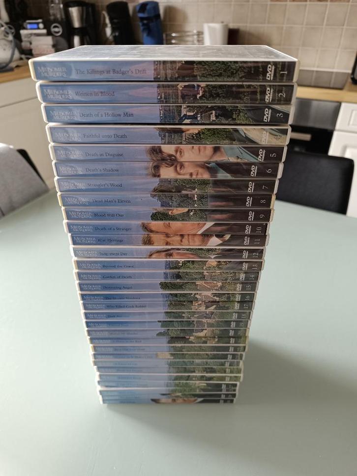30 delige DVD collectie Midsomer Murders nog als nieuw, Cd's en Dvd's, Dvd's | Thrillers en Misdaad, Zo goed als nieuw, Detective en Krimi