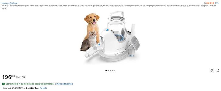 Station de toilettage pour chiens et chats neuve, Animaux & Accessoires, Autres accessoires pour animaux, Neuf, Enlèvement