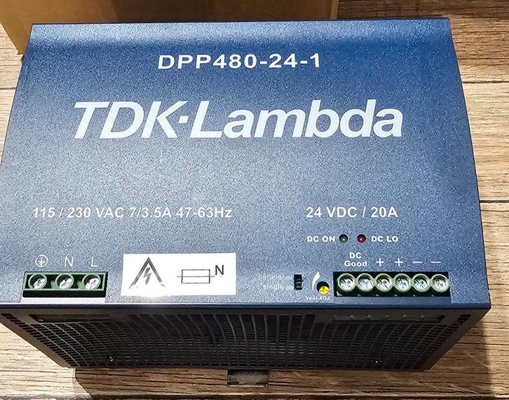 TDK Lambda DPP480-24-1 — Stroomvoorziening, Audio, Tv en Foto, Professionele apparaten, Zo goed als nieuw, Ophalen of Verzenden