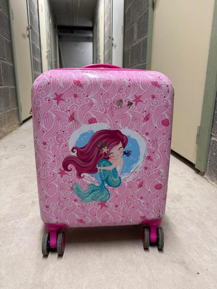 Cabinekoffer voor kinderen, Handtassen en Accessoires, Koffers, Gebruikt, Hard kunststof, Minder dan 50 cm, Minder dan 35 cm, Uitschuifbare handgreep