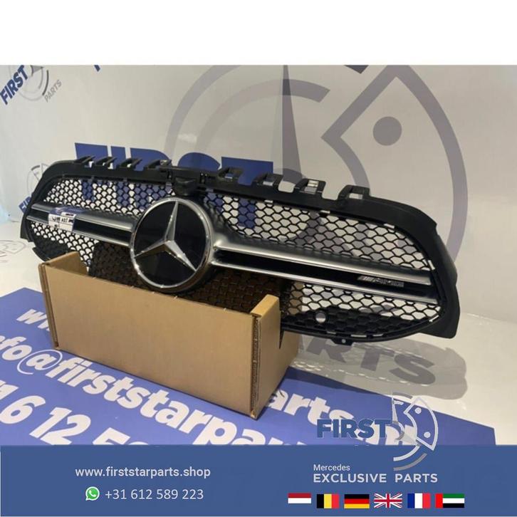 W177 V177 A35 AMG GRIL + STER ORIGINEEL Mercedes A Klasse 35, Auto-onderdelen, Overige Auto-onderdelen, Mercedes-Benz, Gebruikt