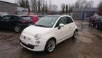 Fiat 500 1200 essence clim ja toit pano 106000km 2015, Voorwielaandrijving, Stof, Parkeersensor, Wit