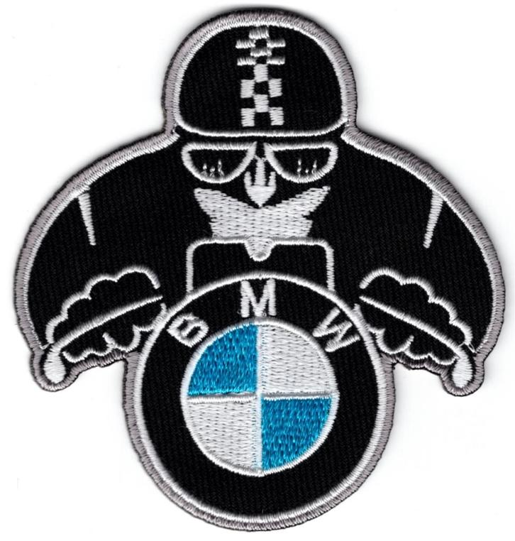 BMW Cafe Racer stoffen opstrijk patch embleem #15, Motoren, Accessoires | Stickers, Verzenden