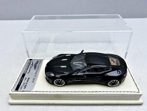 ASTON MARTIN ONE 77 2010 Black 1/43 TECHNOMODEL Neuve + Box, Hobby en Vrije tijd, Modelauto's | 1:43, Nieuw, Auto, MiniChamps