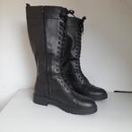 Veterlaarzen , maat 41, Kleding | Dames, Schoenen, Hoge laarzen, Zwart, Ophalen of Verzenden, Zo goed als nieuw