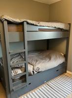 Kinderslaapkamer met stapelbed en bureau, Ophalen, Gebruikt, Stapelbed