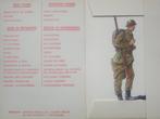 Infanterie belge série J. Demart de 5 illustrations de 1950, Verzenden, Landmacht, Overige typen