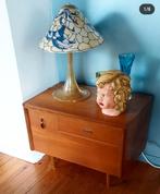 Vintage wandkastje in hout, Antiek en Kunst, Ophalen of Verzenden