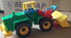 grote pvc tractor+schepper splinternieuw, Kinderen en Baby's, Speelgoed |Speelgoedvoertuigen, Nieuw, Ophalen of Verzenden