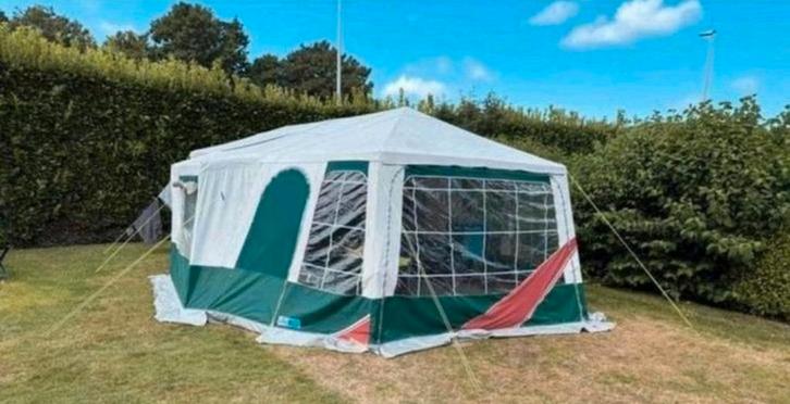 Mooie ruime Jamet Montana met voortent, bermkeuken, luifel!, Caravans en Kamperen, Vouwwagens, Jamet, Ophalen