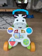Loopwagentje zebra met licht en geluid, Kinderen en Baby's, Speelgoed | Fisher-Price, Ophalen, Zo goed als nieuw, Met licht