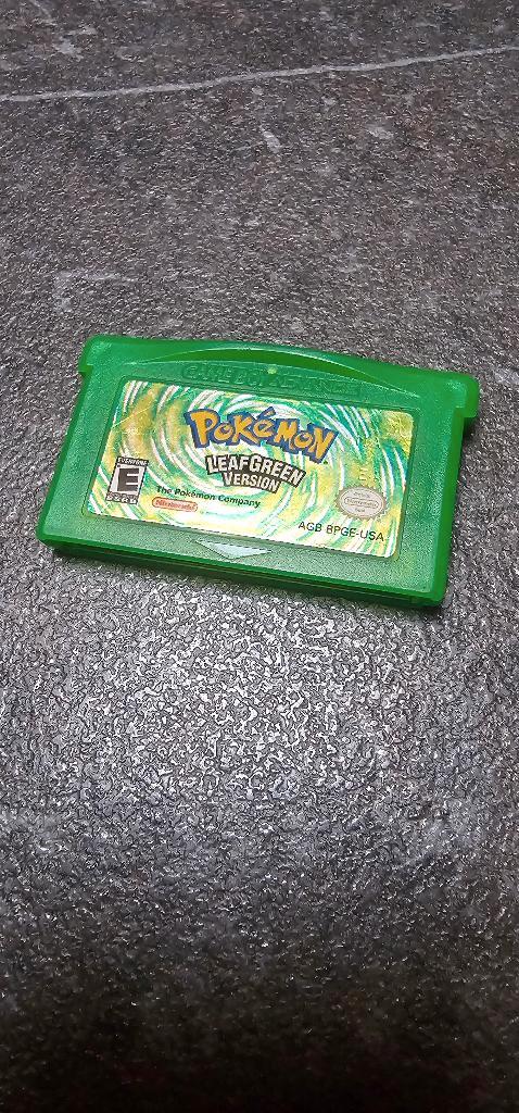 GBA Pokémon Leaf Green, Games en Spelcomputers, Games | Nintendo Game Boy, Gebruikt, Ophalen of Verzenden