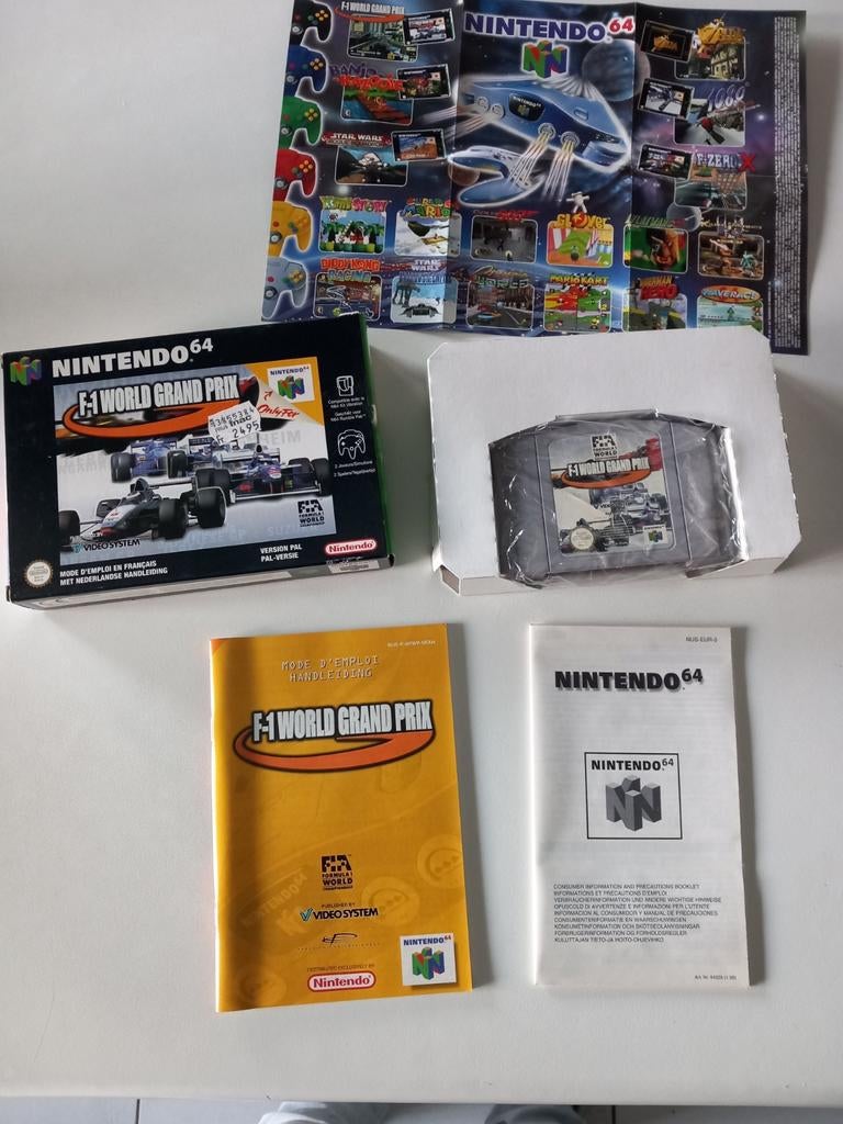 F-1 World Gran Prix Nintendo 64, Enlèvement ou Envoi, Comme neuf