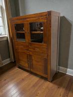 armoire en bois vintage/vitrine/meuble de bar, Enlèvement ou Envoi