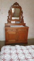 meuble commode avec miroir, Maison & Meubles, Armoires | Commodes, 100 à 150 cm, Voir photo, Chêne, 25 à 50 cm