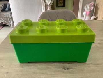 Lego opberbox met blokken  beschikbaar voor biedingen