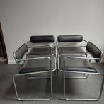 Exclusieve vintage design stoelen  mid century bauhaus, Gebruikt, Ophalen