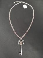 Dolce Luna Ketting - Verzilverd & Sleutelhanger, Handtassen en Accessoires, Kettingen, Ophalen, Met hanger, Nieuw, Zilver