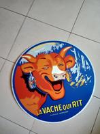 Plaque émaillée "La Vache Qui Rit", Comme neuf, Enlèvement ou Envoi, Panneau publicitaire