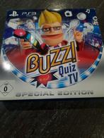 Buzz Quiz TV PS3  coffret avec buzzers sans fils., Games en Spelcomputers, Vanaf 3 jaar, Overige genres, 3 spelers of meer, Zo goed als nieuw