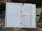 Garagepoort met deur en kantelpoort, Doe-het-zelf en Bouw, Deuren en Vliegenramen, Ophalen, Gebruikt
