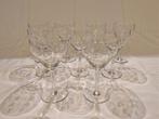 9 grote kristallen glazen, Antiek en Kunst, Antiek | Glaswerk en Kristal, Ophalen