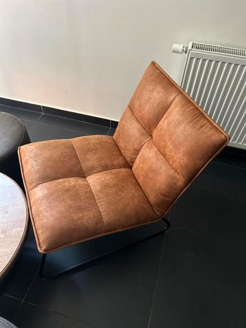 Fauteuil Joél – Cognac kunstleder beschikbaar voor biedingen