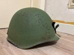 Russische wo2 ssh40 helm battledamage, Verzamelen, Ophalen of Verzenden