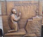 Relief en cuivre à thème religieux, 62 x 58 cm, Enlèvement ou Envoi