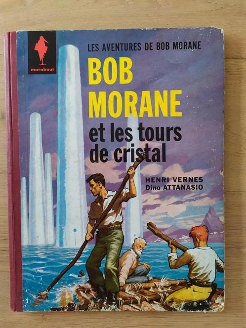 RARE Bob Morane et les tours de cristal EO Marabout toilé, Livres, BD, Utilisé, Une BD, Enlèvement ou Envoi