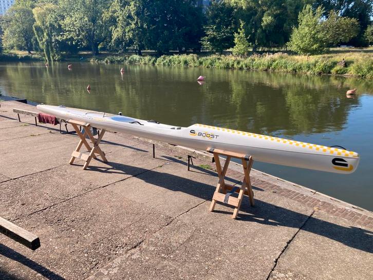Surfski Carbonology Boost X, Watersport en Boten, Kajaks, Gebruikt, 1-persoons, Ophalen