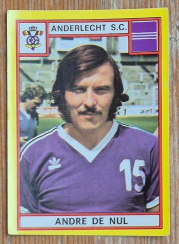 Panini Football 75 nummer 15 Andre De Nul Anderlecht beschikbaar voor biedingen