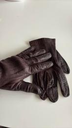 Bruin lederen handschoenen (S), Ophalen of Verzenden, Gedragen, Maat 36 (S), Handschoenen