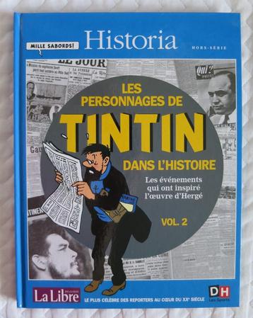 Les personnages de Tintin dans l'Histoire Historia HS (2012)