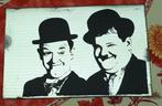 Cadre miroir laurel et hardy, Antiek en Kunst, Ophalen of Verzenden