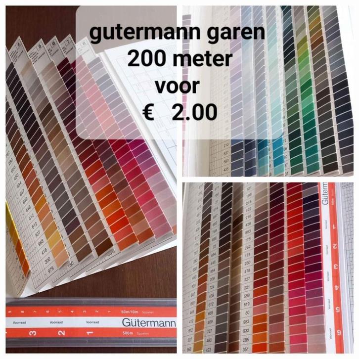 klossen naaigaren nieuw van het merk gutermann, Hobby en Vrije tijd, Naaien en Fournituren, Nieuw, Garen of Naald(en), Ophalen of Verzenden
