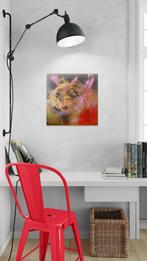 Modern kleurrijk 3D schilderij met gouden accenten Mk Art, Ophalen