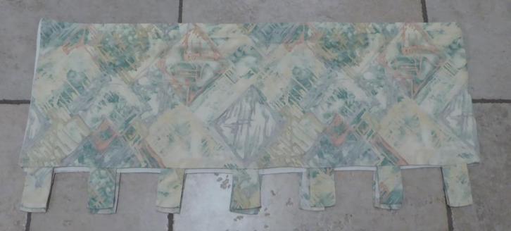 4 katoenen overgordijnen+ 2 bekledingen rolluikbak, Huis en Inrichting, Stoffering | Gordijnen en Lamellen, Zo goed als nieuw