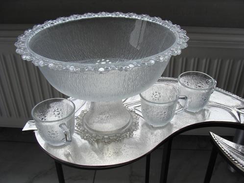 service punch sangria, avec 6 tasses avec ance, vintage neuf, Antiek en Kunst, Antiek | Servies compleet, Ophalen of Verzenden