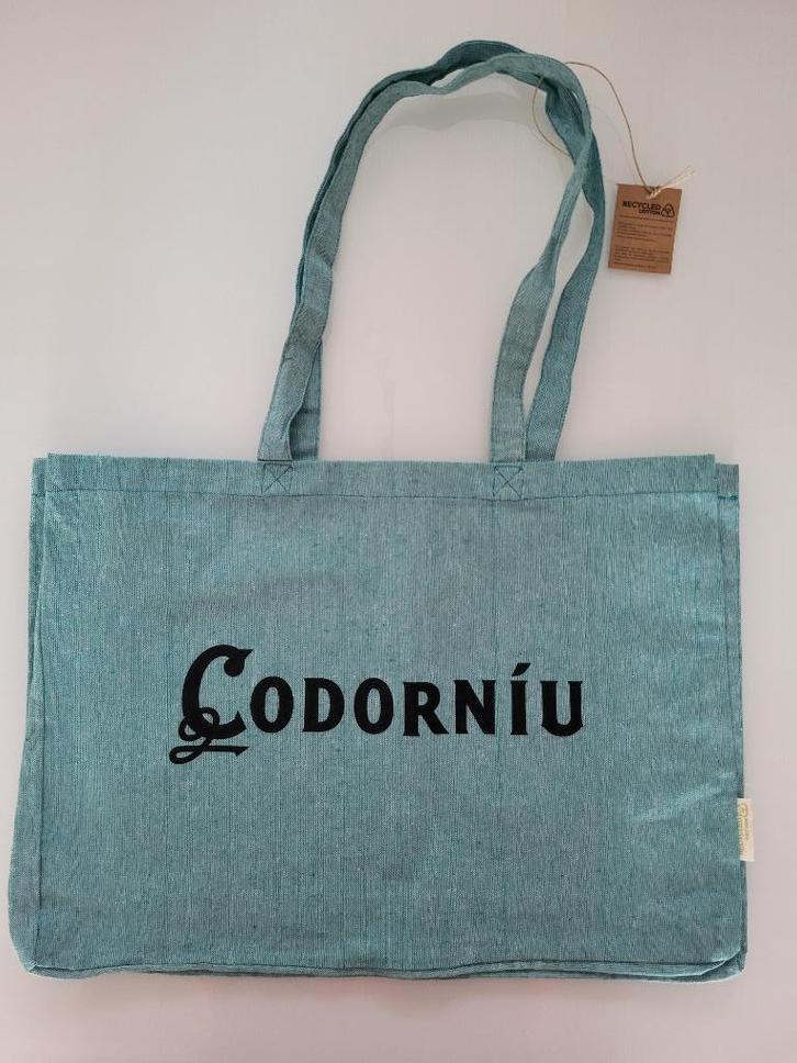 schoudertas cava codorniu strandtas linnen zak blauw of roze, Bijoux, Sacs & Beauté, Sacs | Sacs à bandoulière, Neuf, Autres marques
