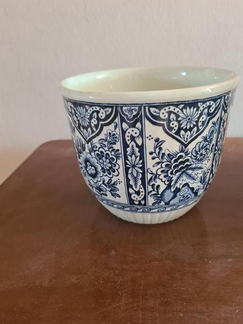 Prachtige vintage Boch/Royal Sphinx M18 bloempot – Delfts-bl, Antiek en Kunst, Antiek | Vazen, Ophalen