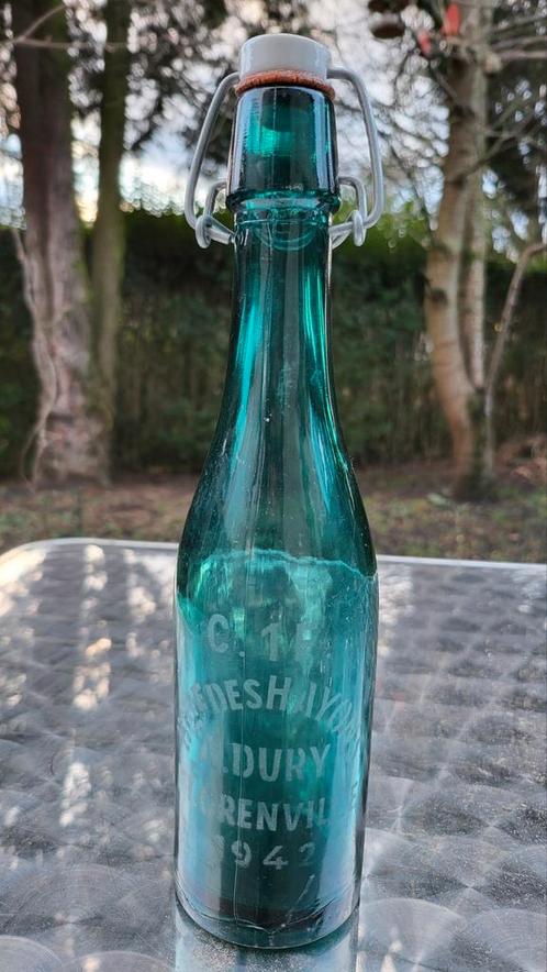 Bouteille de bière datées 1942 florenville, Collections, Objets militaires | Seconde Guerre mondiale, Enlèvement ou Envoi