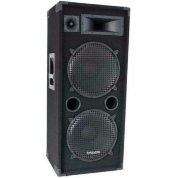 IBIZA-SOUND STAR212 3-Weg Disco speaker 2x 12 inch 750Watt, Audio, Tv en Foto, Luidsprekerboxen, Nieuw, Overige typen, Ophalen of Verzenden