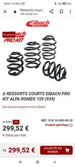 Ressort court eEibach pour Alfa Romeo 159, Alfa Romeo, Enlèvement ou Envoi