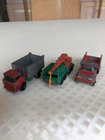 3 Matchbox Lesney Trucks, Lesney, Gebruikt, Ophalen of Verzenden, Bus of Vrachtwagen