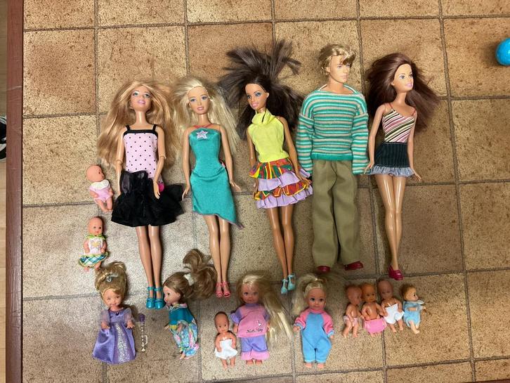 Barbie - meerdere items, Kinderen en Baby's, Speelgoed | Poppen, Gebruikt, Barbie, Ophalen of Verzenden