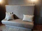 Banquette cuir beige, Leer, Ophalen of Verzenden, Zo goed als nieuw